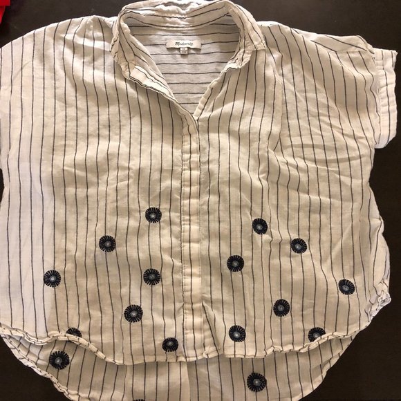 Madewell XS Short-Sleeve Pocket Shirt - Picture 2 of 3